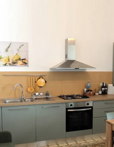 cucina soggiorno fiore di zagara casa limone